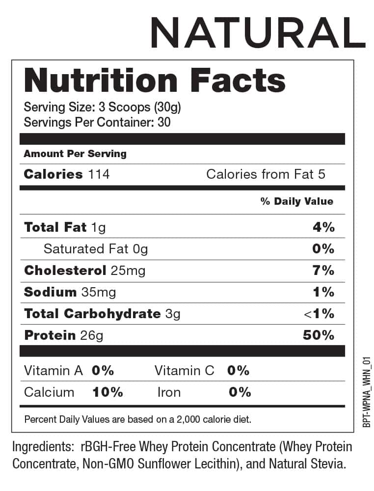 DS - WHEY - NATURAL-SupFacts blank
