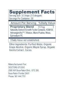 Supplements Facts ENJOY