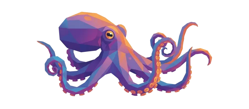 Illustration of an octopus with seven tentacles, the metaphor for seven root causes acting at once